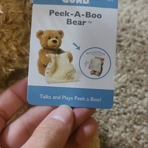 GUND Peek-A-Boo Teddy Bear Animated Stuffed Animal